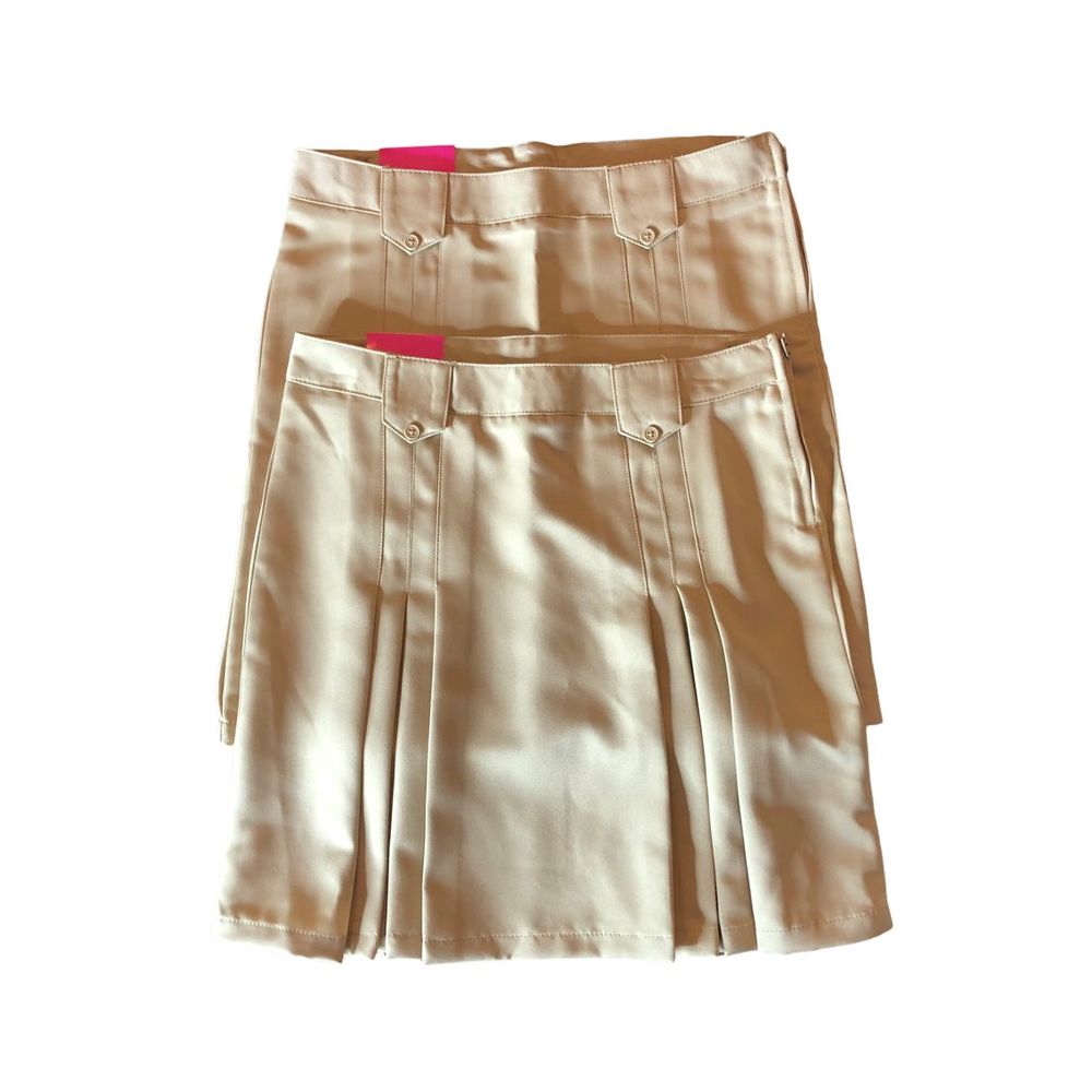 French Toast • Khaki Uniform Skirts • size 16 - lot of 2